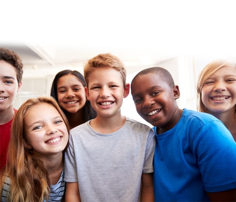 kids children at the night's shield
